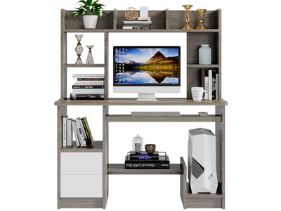 现代书柜、书桌、电脑桌