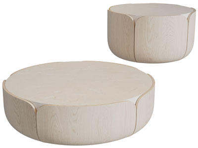 新中式茶几3d模型 新中式茶几