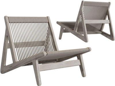 侘寂风休闲椅子