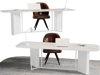 现代书桌椅组合