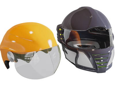 现代电动车头盔