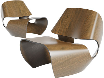 后现代休闲椅子