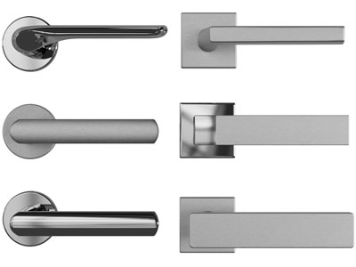 现代金属拉手3d模型 现代金属拉手