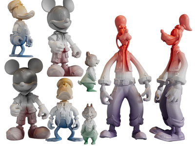 现代儿童米老鼠、唐老鸭玩具玩偶