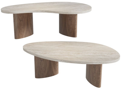 侘寂风茶几3d模型 侘寂风茶几