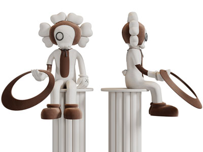 现代kwas公仔装饰品摆件