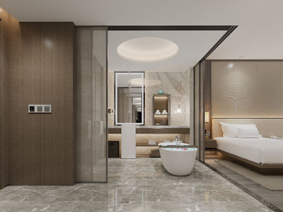 新中式酒店客房