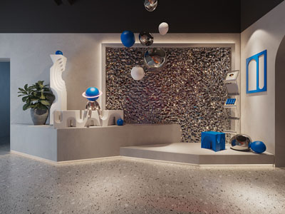 后现代大堂前台接待区