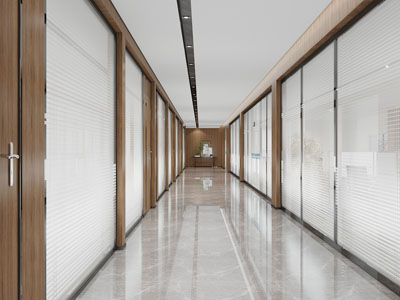 现代办公走廊过道