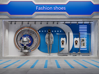 后现代服装橱窗