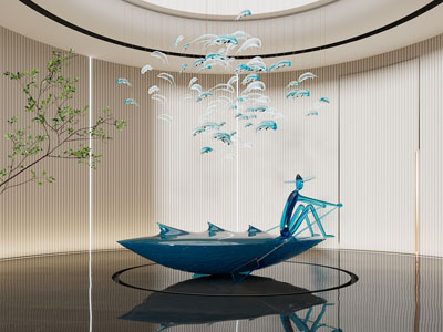 新中式雕塑工艺品摆件