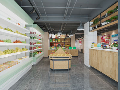 后现代生鲜便利店百货超市