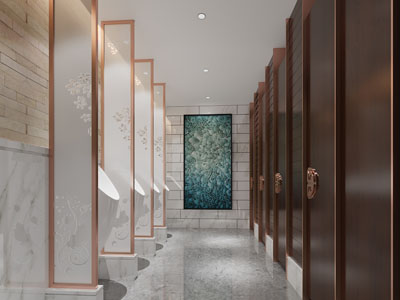 新中式公共卫生间