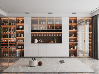 现代轻奢酒柜