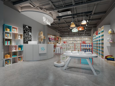 工业风母婴用品专卖店