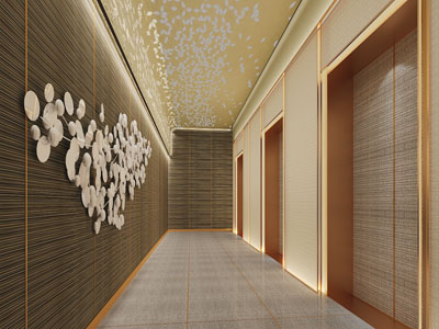 新中式酒店走廊过道