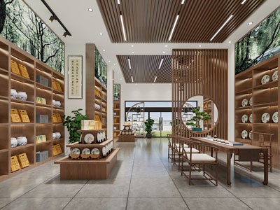 新中式茶叶专卖店