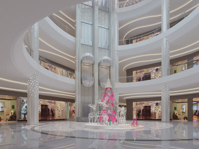 现代商场3d模型 现代商场