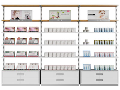 现代化妆品展柜、货架