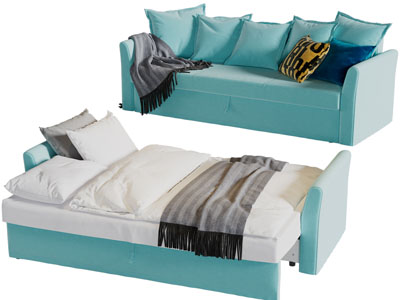 现代多功能沙发床3d模型 现代多功能沙发床