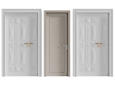 简欧子母平开门