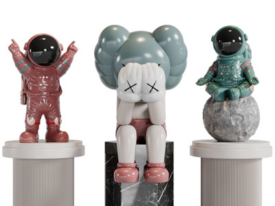 现代kwas、宇航员装饰品摆件