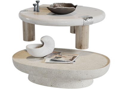 侘寂风茶几3d模型 侘寂风茶几