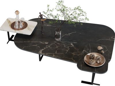 现代茶几3d模型 现代茶几