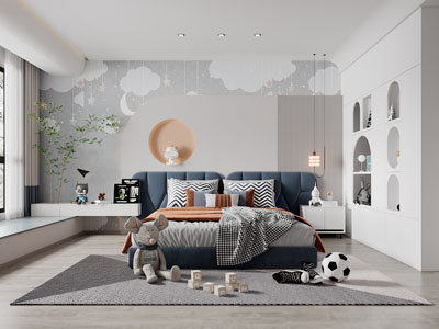 现代卧室儿童房