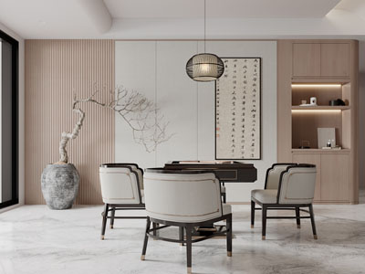 新中式棋牌室、麻将娱乐室