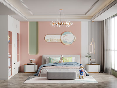 现代儿童房卧室
