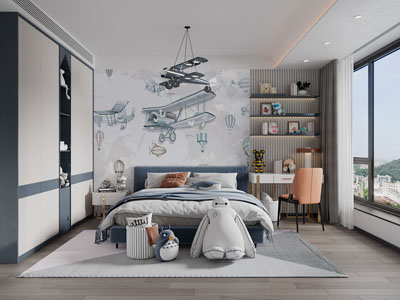 现代卧室儿童房
