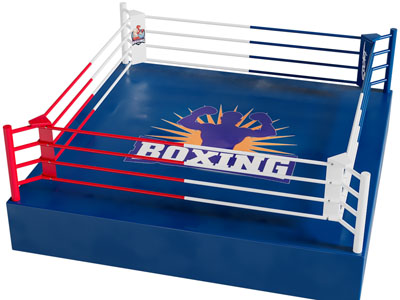 现代拳击台3d模型 现代拳击台