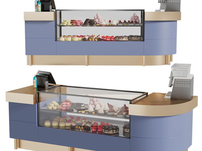 现代蛋糕、糕点展柜