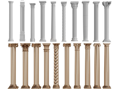 欧式雕花罗马柱子