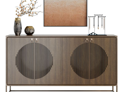 新中式玄关柜、边柜