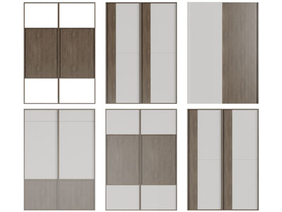 现代平开门、推拉门
