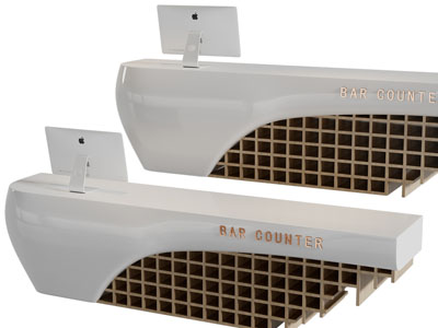 现代前台接待台