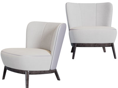 现代单人沙发3d模型 现代单人沙发