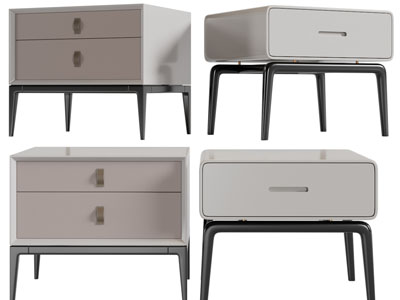 现代床头柜