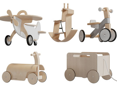 现代儿童木马玩具