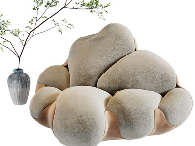 现代布艺懒人沙发