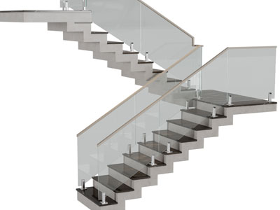 现代旋转楼梯3d模型 现代旋转楼梯