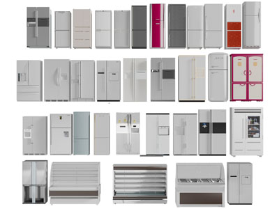 现代电冰箱、保鲜柜