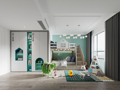 现代卧室儿童房