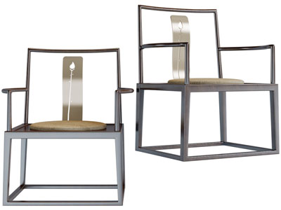 新中式扶手椅子