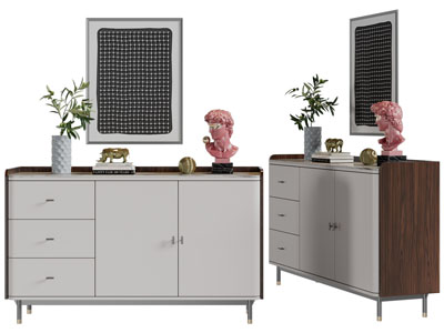 现代玄关柜、边柜