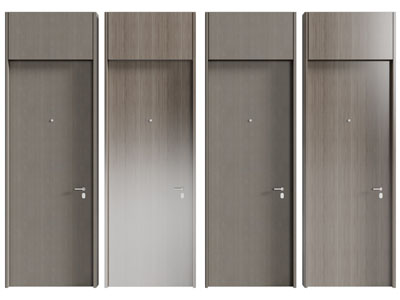 现代实木平开门