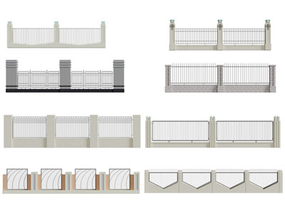 新中式围栏、栏杆