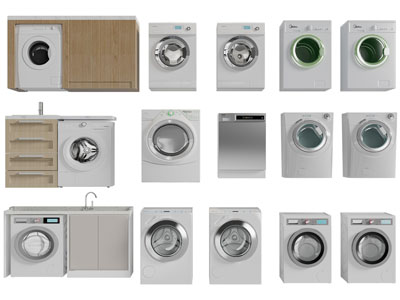 现代滚筒洗衣机
